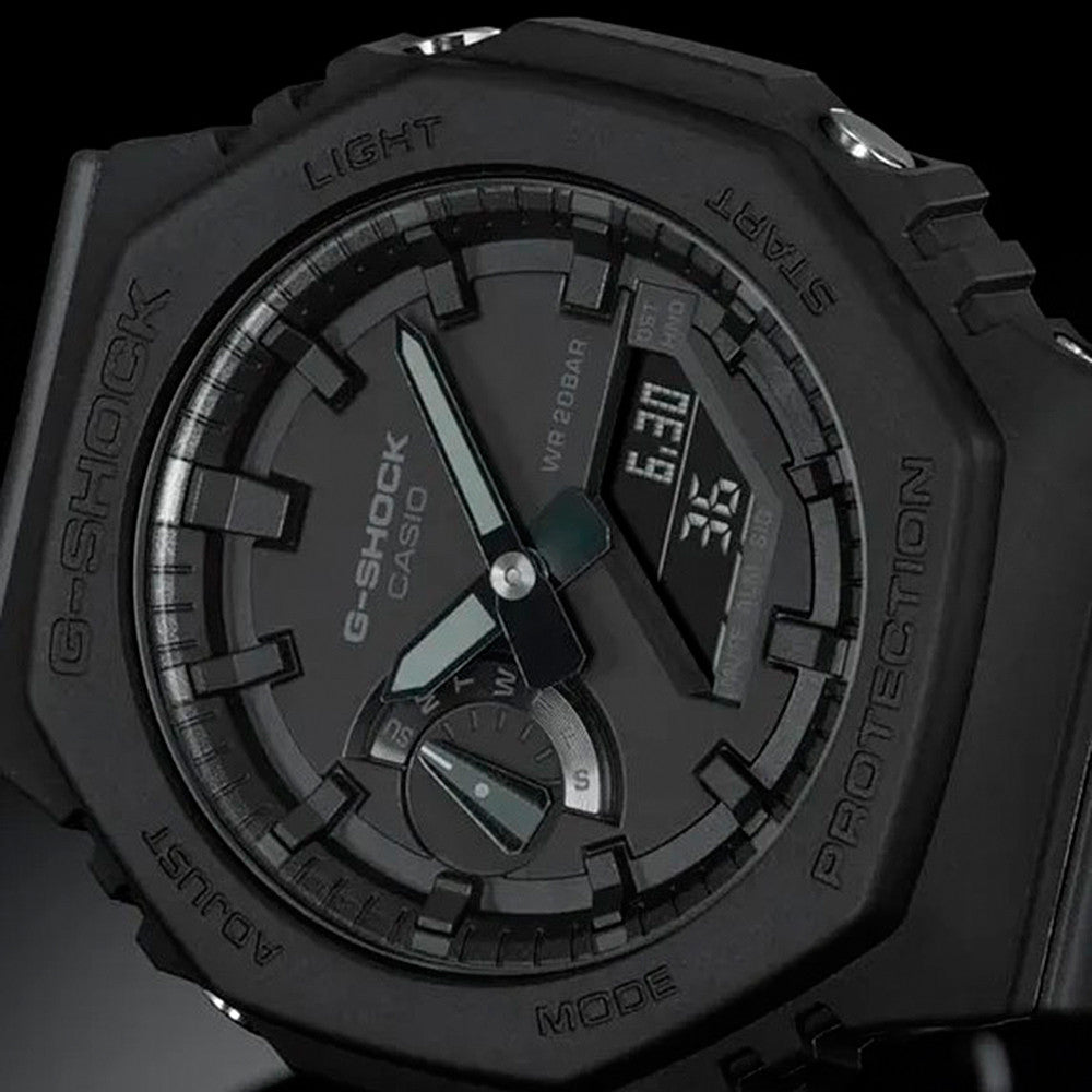 CASIO G-SHOCK OAK - ALL BLACK GA-2100-1A1ER Multifunction - Armbanduhr 45.5 mm Schwarz ansicht-3
