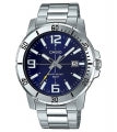 CASIO SPORT COLLECTION DIVER 50M - BLUE MTP-VD01D-2BVUDF Date - Armbanduhr 45 mm Blau ansicht-2