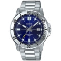 CASIO SPORT COLLECTION DIVER 50M - BLUE MTP-VD01D-2EVUDF Date - Armbanduhr 45 mm Blau ansicht-2