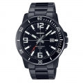 CASIO SPORT COLLECTION DIVER 50M - FULL BLACK MTP-VD01B-1BVUDF Date - Armbanduhr 45 mm Schwarz ansicht-2
