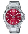 CASIO SPORT COLLECTION DIVER 50M - RED MTP-VD01D-4BVUDF Date - Armbanduhr 45 mm Rot ansicht-2