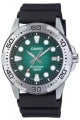 CASIO SPORT DIVER 100M - GREEN MTD-140-3AVDF Date - Armbanduhr 43.5 mm Grün ansicht-2