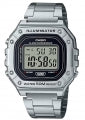 CASIO TIMELESS COLLECTION Mod. SPORT ILLUMINATOR WR 50M, ALARM, CHRONOGRAPH - SILVER - METAL SERIE W-218HD-1AVDF Multifunction - Armbanduhr 43 mm Silber ansicht-2