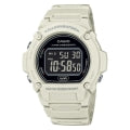 CASIO TIMELESS COLLECTION Mod. SPORT- ILLUMINATOR WR 50M, ALARM, CHRONOGRAPH - WHITE - COLORED SERIE W-219HC-8BVDF Multifunction - Armbanduhr 47 mm Rot ansicht-2