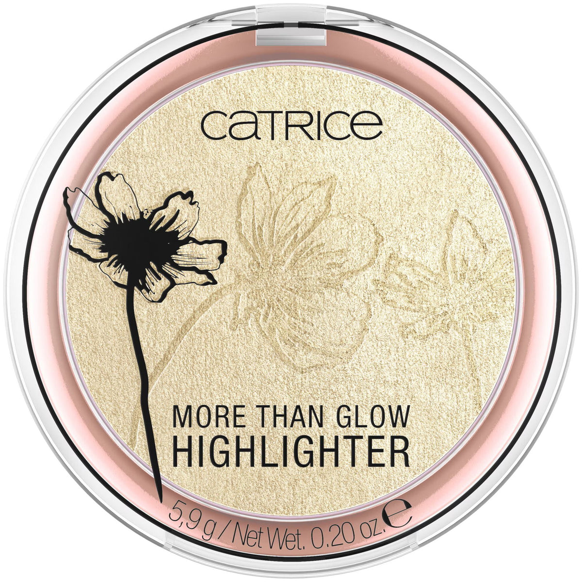 Catrice, More Than Glow, Leuchtend, Rouge-Highlighter Kompakt, 010, Ultimate Platinum Glaze, 5.9 g