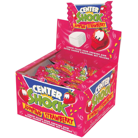 Center Shock Jumping Strawberry 100er Kaugummi Beutel