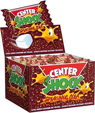 Center Shock Cola Kaugummi mit Füllung 100 Stück Packung - fasnacht24.ch
