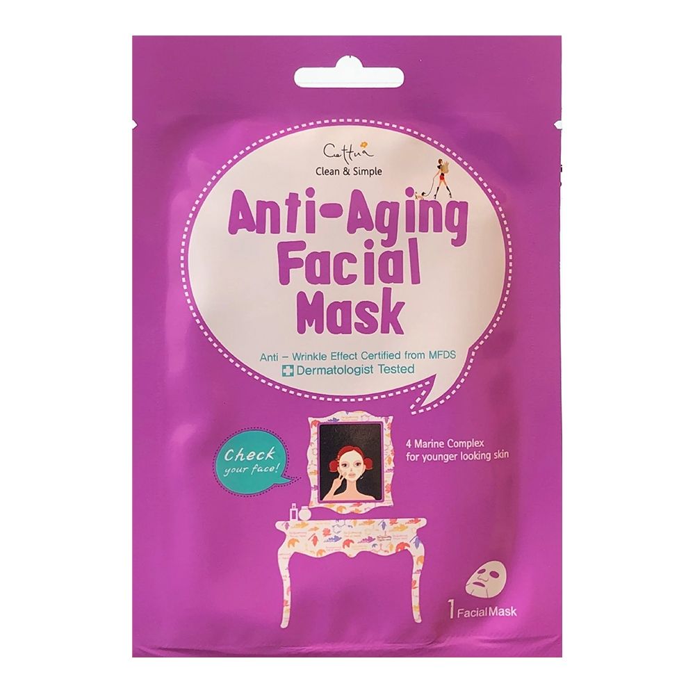 Cettua, Cettua, Anti-Aging, Sheet Mask, For Face, 20 g