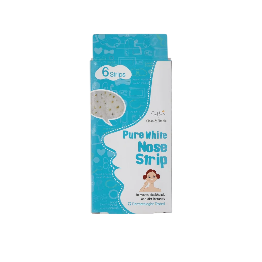 Cettua, Pure White, Cleansing & Exfoliating, Nasenstreifen, 6 stk
