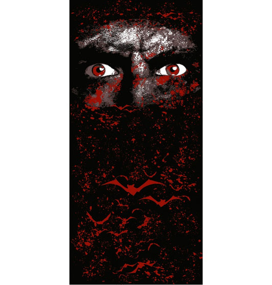 Halloween Tischläufer – Chaks Vampirgesicht 30x500cm | Spuk Deko - Fasnacht24.ch