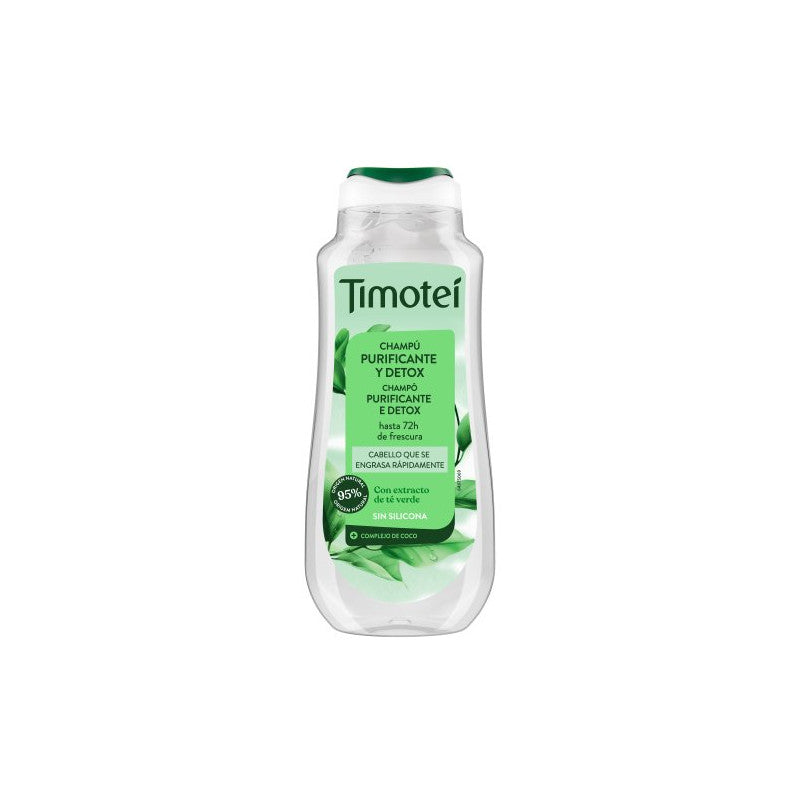 TIMOTEI TIMOTEI Shampoo Purificante Detox mit grünem Tee Extrakt für fettiges Haar 300 ml Kosmetik
