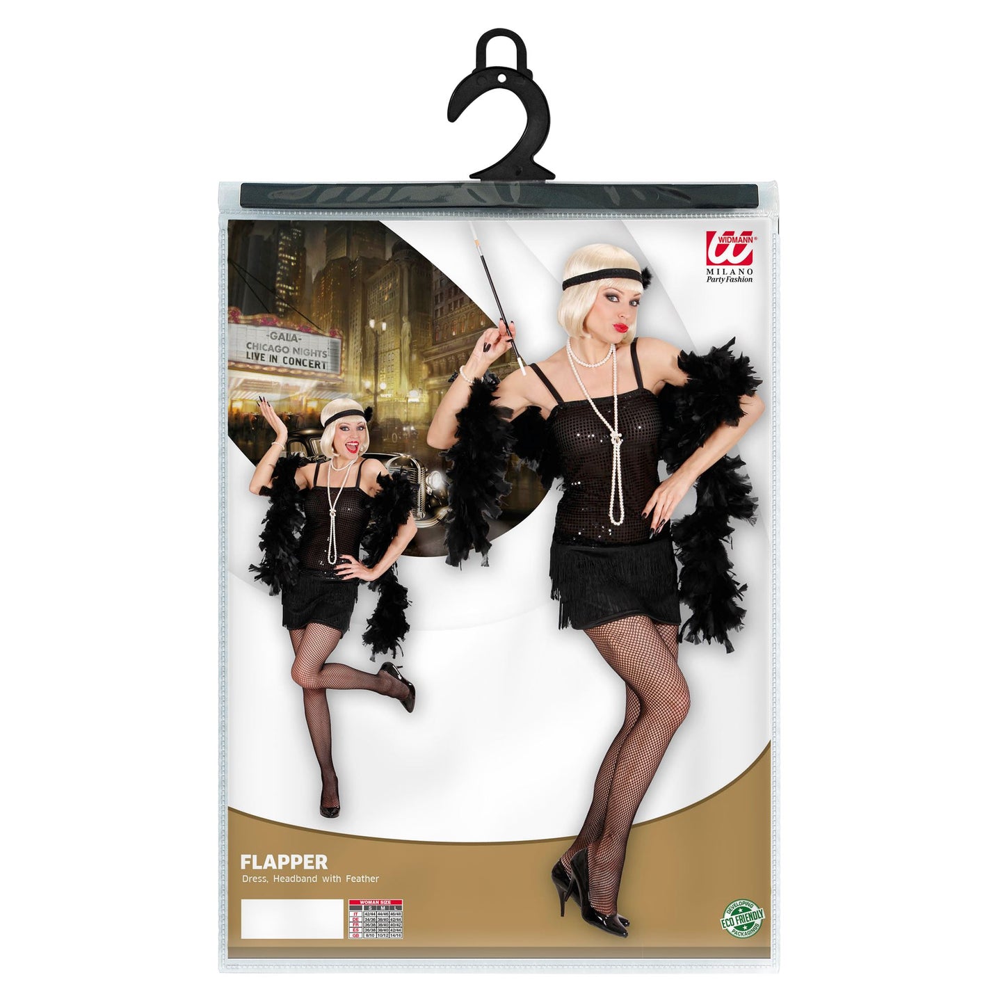 "CHARLESTON" (Kleid, Stirnband mit Feder) – Ansicht 3