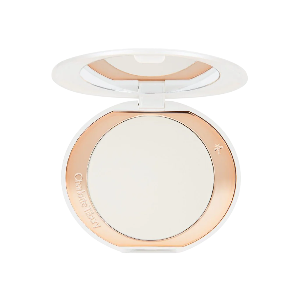 Charlotte Tilbury, Airbrush Flawless, Aufhellung, Kompaktpuder, Fair Medium, 9 g