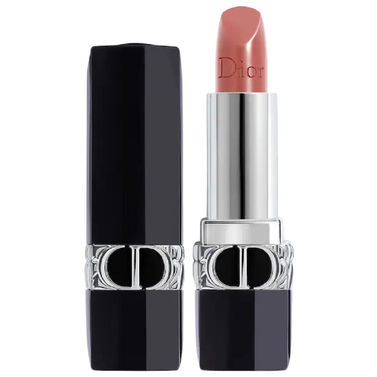 Christian Dior Christian Dior, Couture Colour Floral, Seidenmatt, Creme-Lippenstift, 100, Nude-Look, Nachfüllbar, 3.5 g Regul