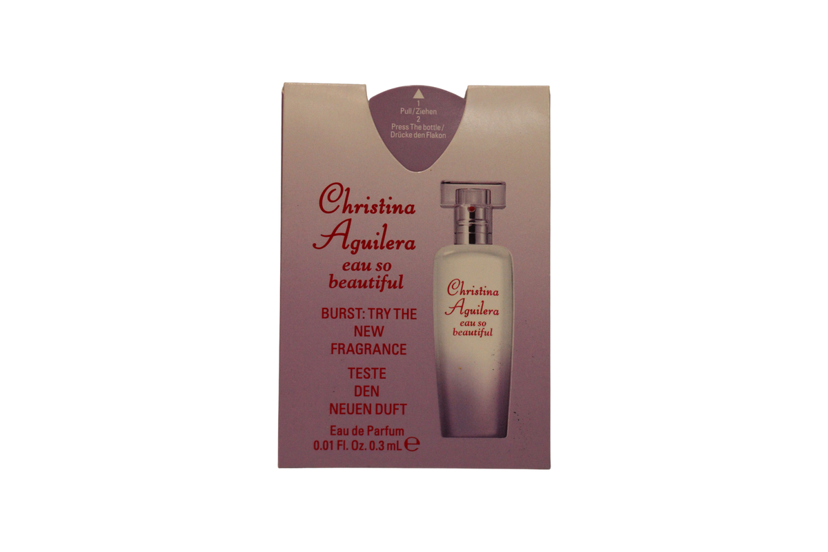 Christina Aguilera, Eau So Beautiful, Eau de Parfum, Für Frauen, 0.3 ml Fläschchen