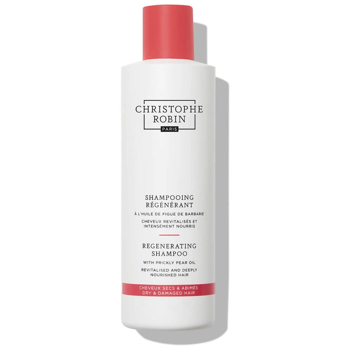 Christophe Robin, Regenerating, Kaktusfeigenöl, Haarshampoo, 250 ml