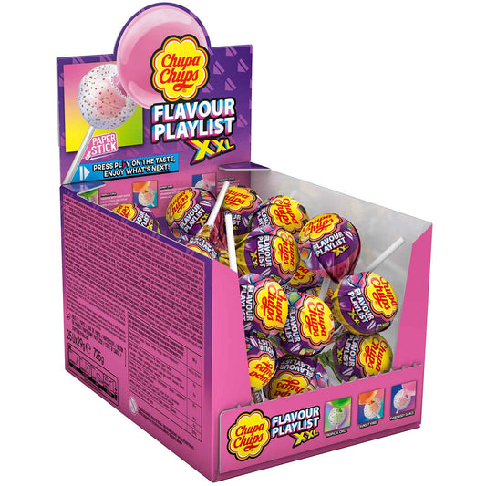 Chupa Chups XXL Flavour Playlist 25x29g Lutscher – Produktansicht