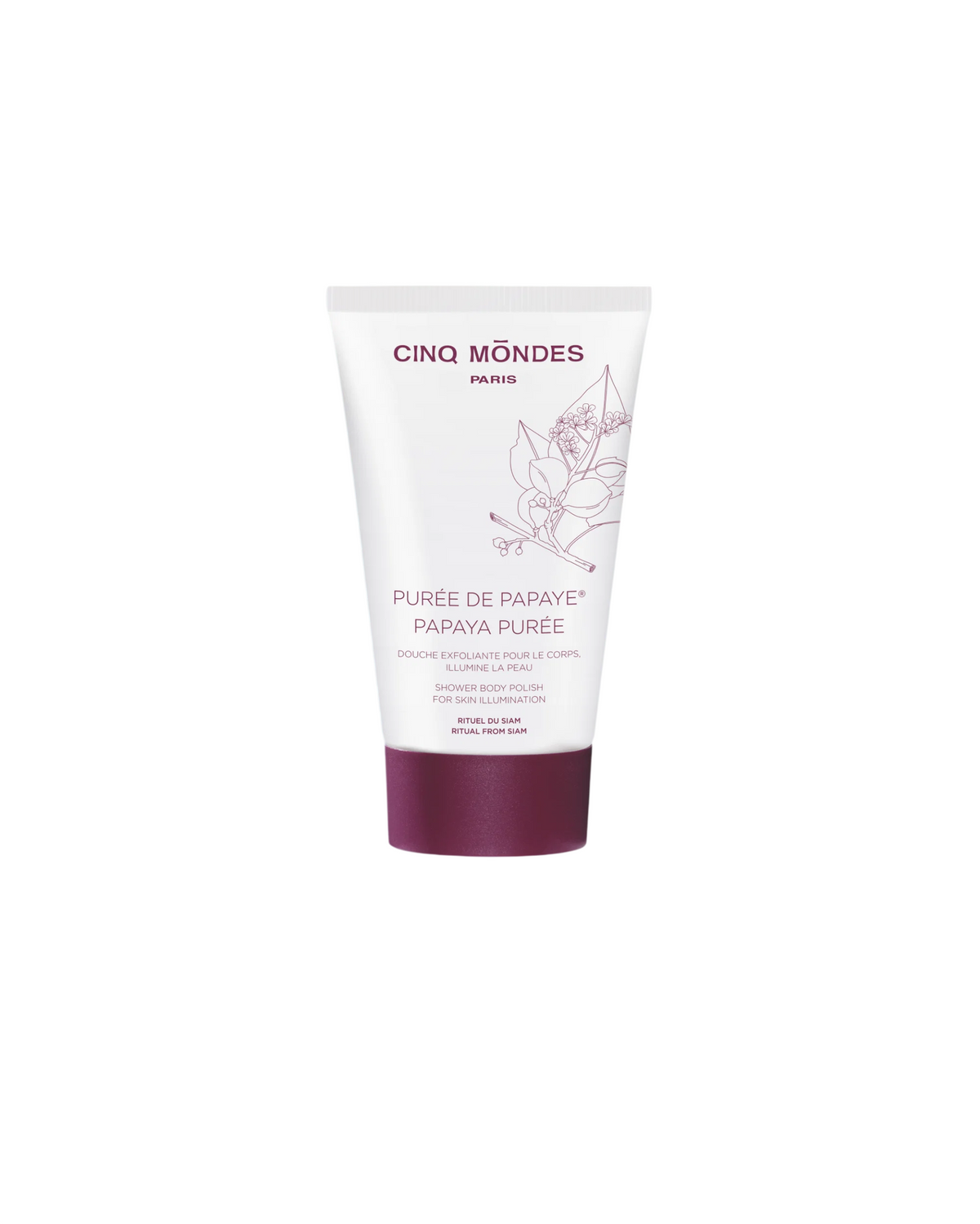 Cinq Mondes, Puree de Papaya, Peeling, Duschgel, Alle Hauttypen, 150 ml