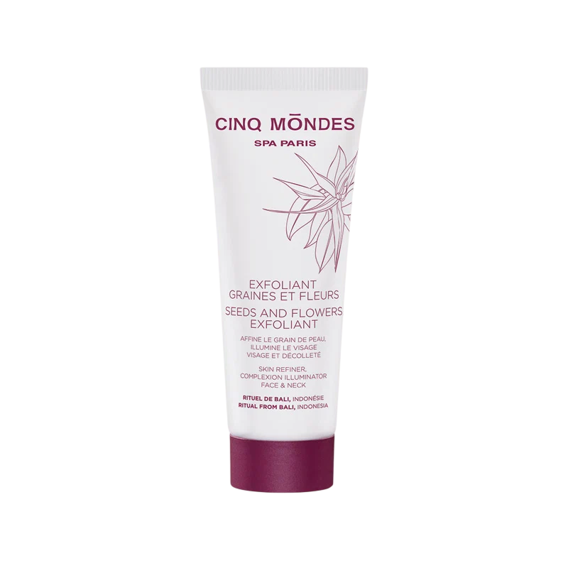 Cinq Mondes, Seeds and Flowers, Aufhellung, Peeling-Creme, 150 ml