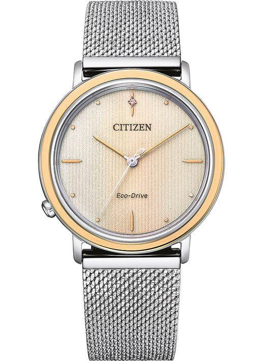 CITIZEN EM1006-40A Analoguhr Armbanduhr ansicht-2