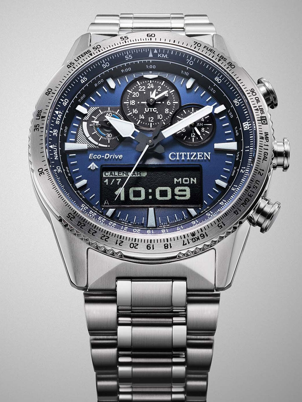 CITIZEN JV2000-51L Armbanduhr – Seitenansicht