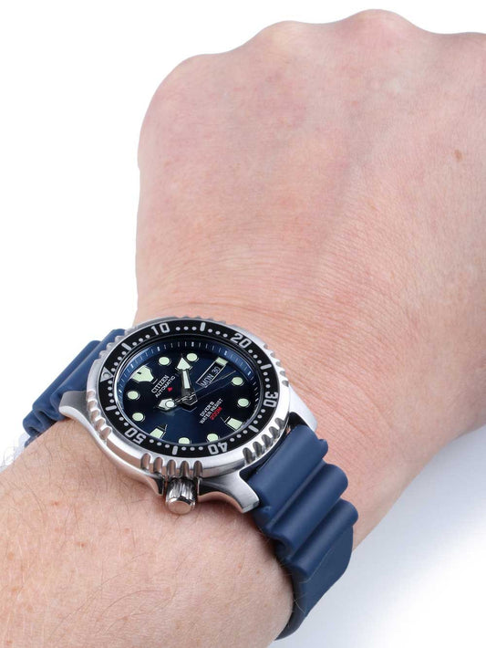 CITIZEN NY0040-17LC Analoguhr Armbanduhr 46 mm ansicht-2