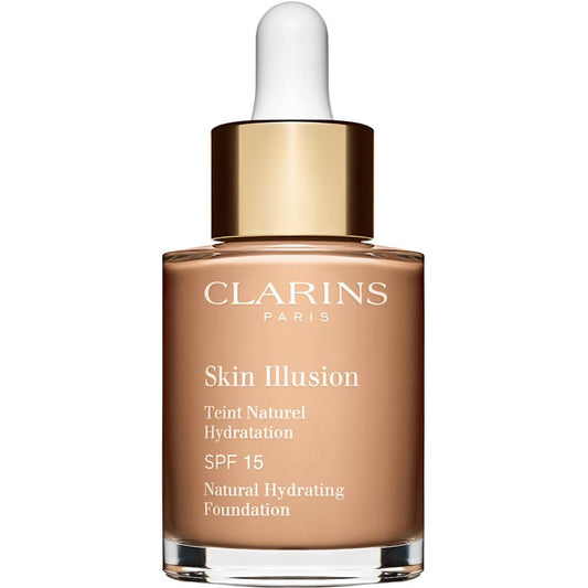 Clarins Clarins, Skin Illusion, Farbkorrektur, Flüssige Grundierung, 108, Sand, SPF 15, 15 ml *Tester