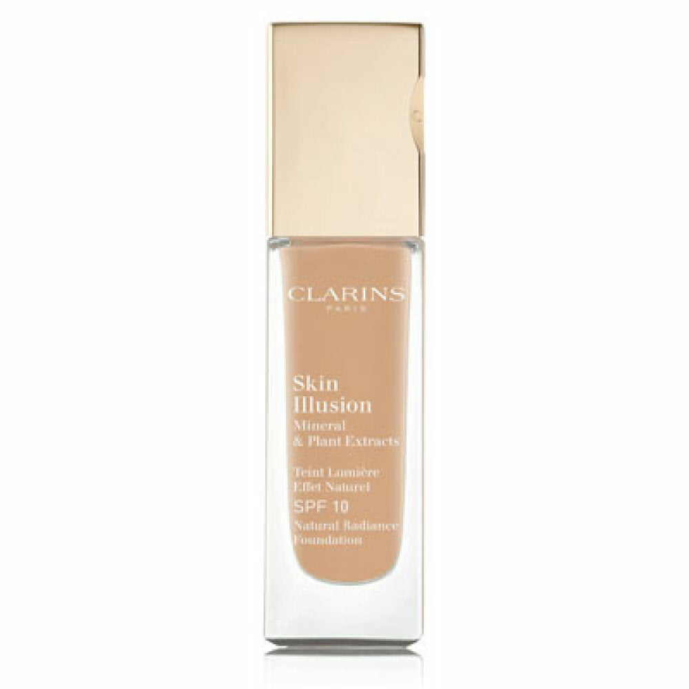 Clarins Clarins, Skin Illusion, Farbkorrektur, Flüssige Grundierung, 110, Honig, SPF 15, 15 ml *Tester