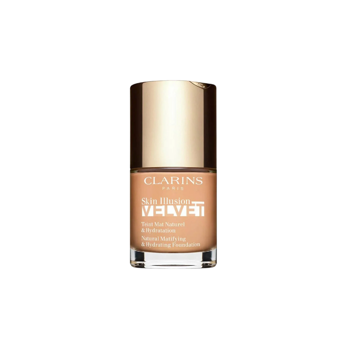 Clarins, Skin Illusion Velvet, Matte Optimierungs-Komplex, Flüssige Grundierung, 108,3, Organza, 30 ml