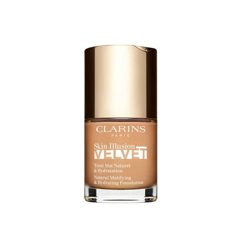 Clarins, Skin Illusion Velvet, Natürliche Inhaltsstoffe, Mattes Finish, Flüssige Grundierung, 109C, Weizen, 30 ml