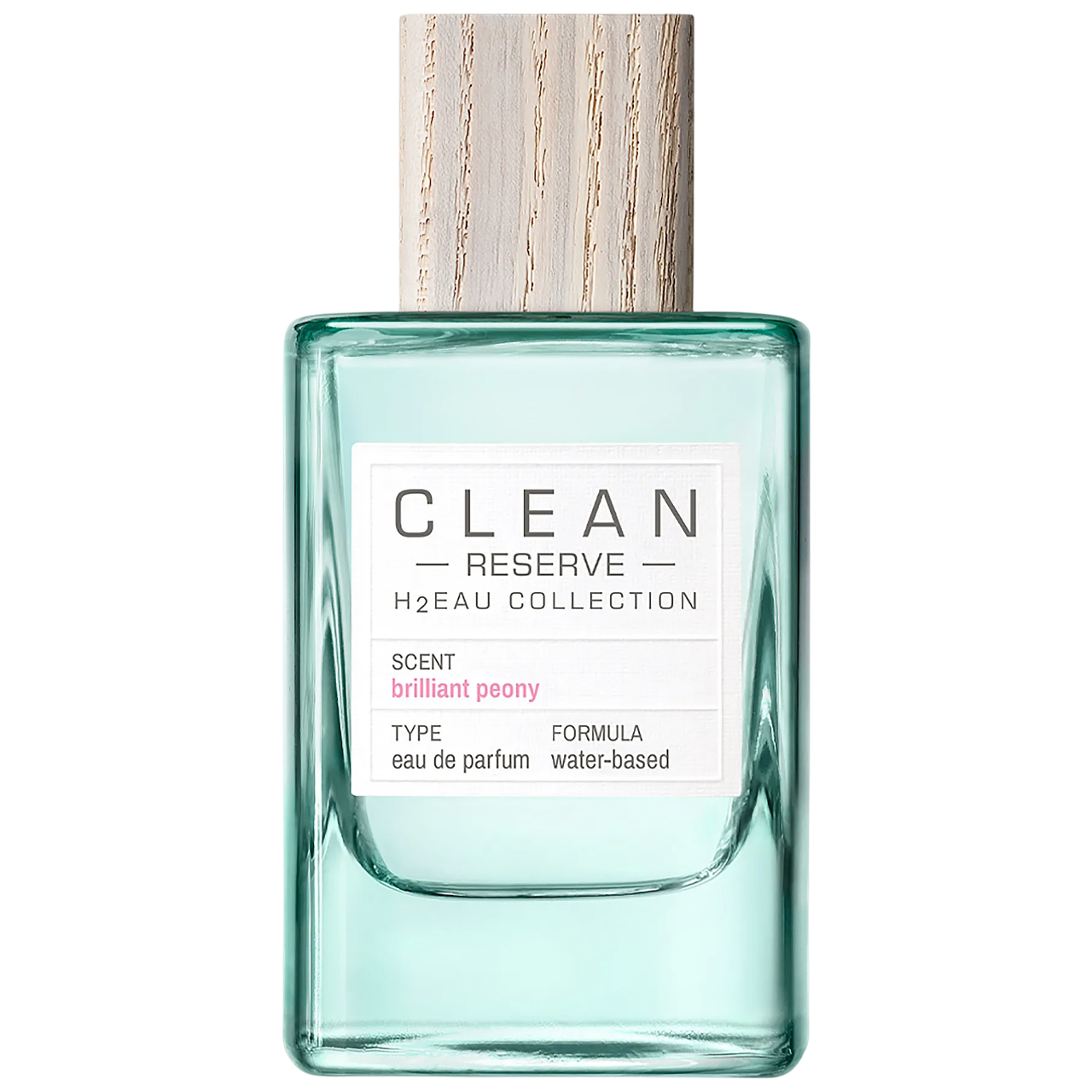 Clean Clean, H2Eau Brilliant Peony, Eau de Parfum, Unisex, 100 ml Regular