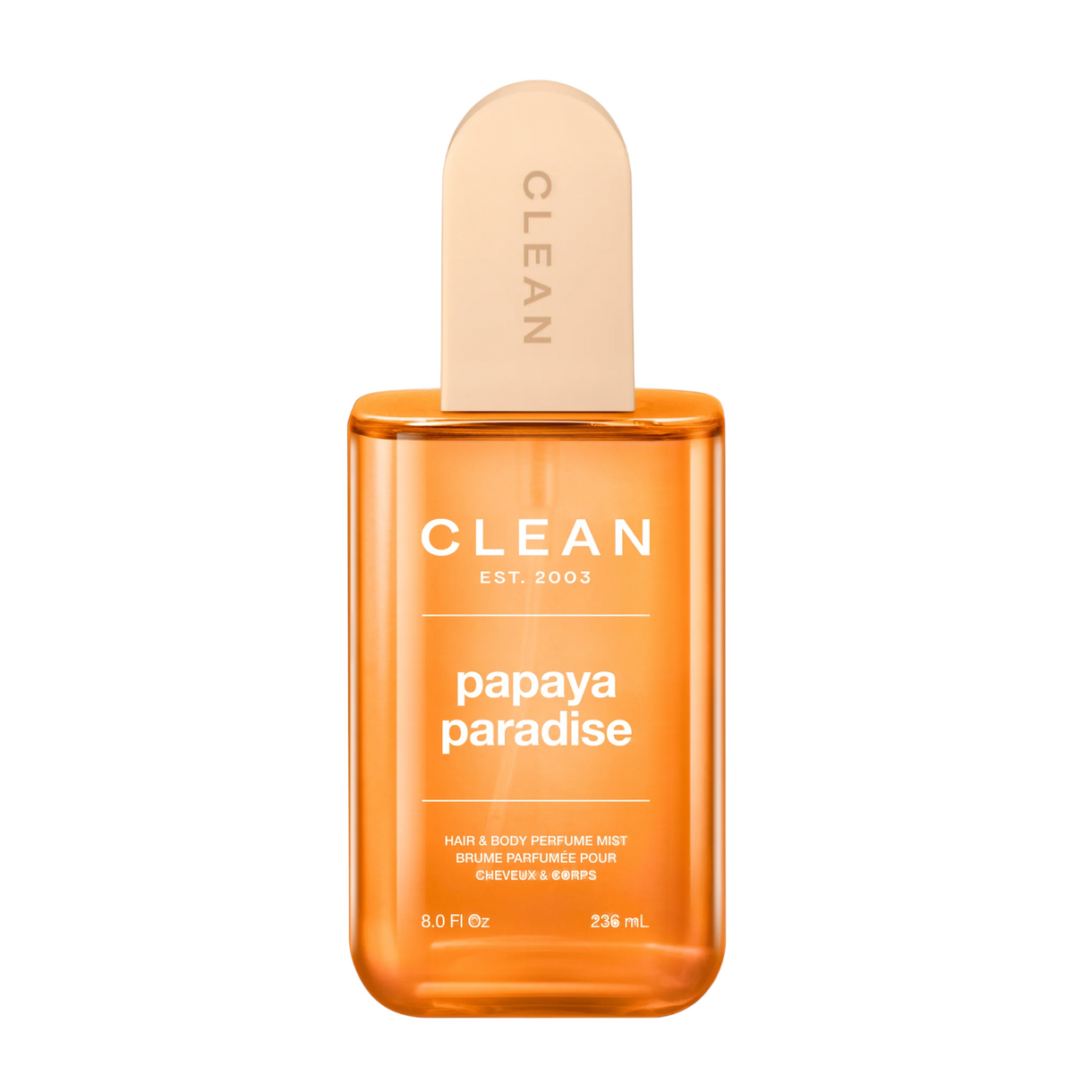 Clean, Papaya Paradise, Duftnebel für das Haar, Für Frauen, 236 ml *Tester