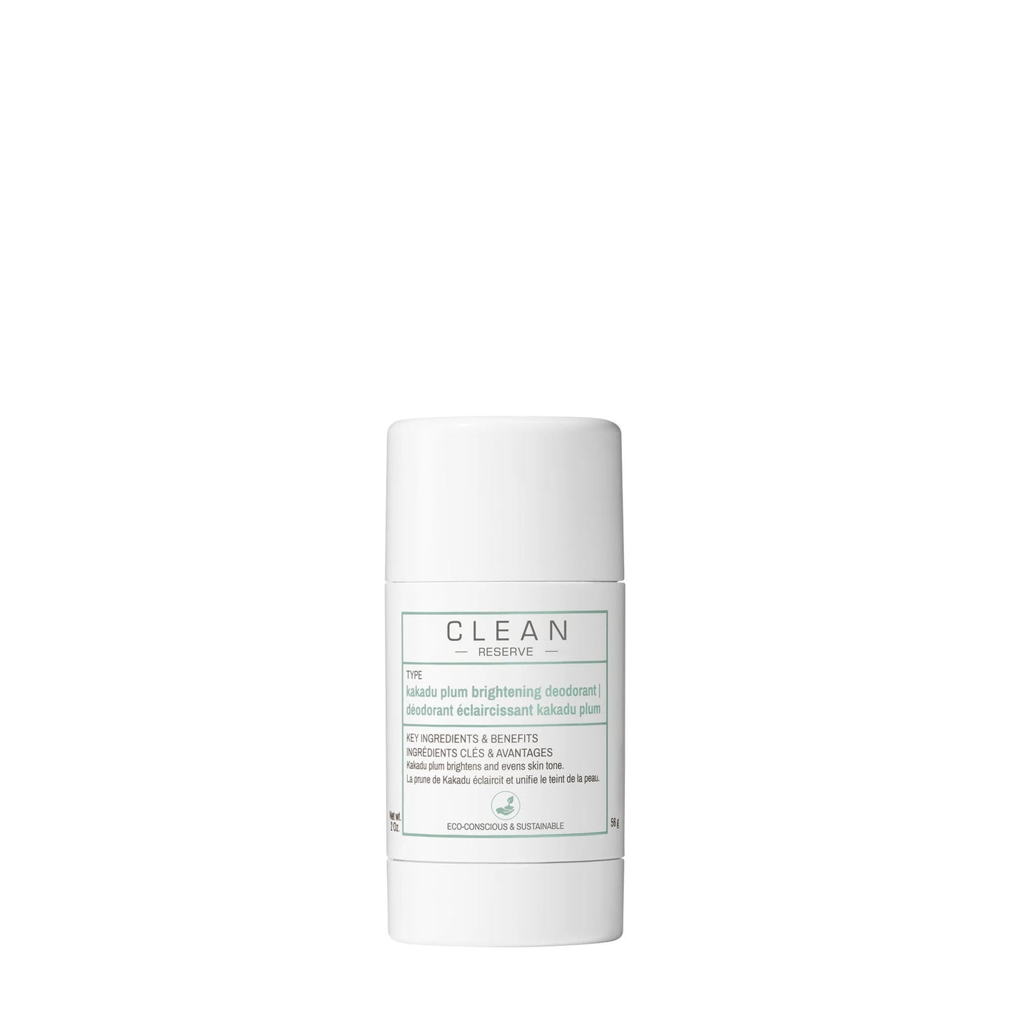 Clean Clean, Reserve, Kakadu-Pflaume, Aufhellung, Deodorant-Stick, Unisex, 56 g Regular