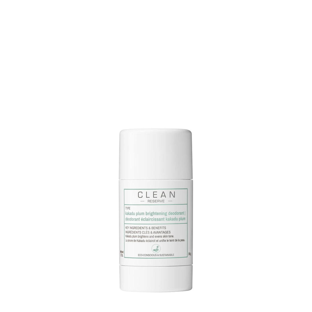 Clean, Reserve, Kakadu-Pflaume, Aufhellung, Deodorant-Stick, Unisex, 56 g
