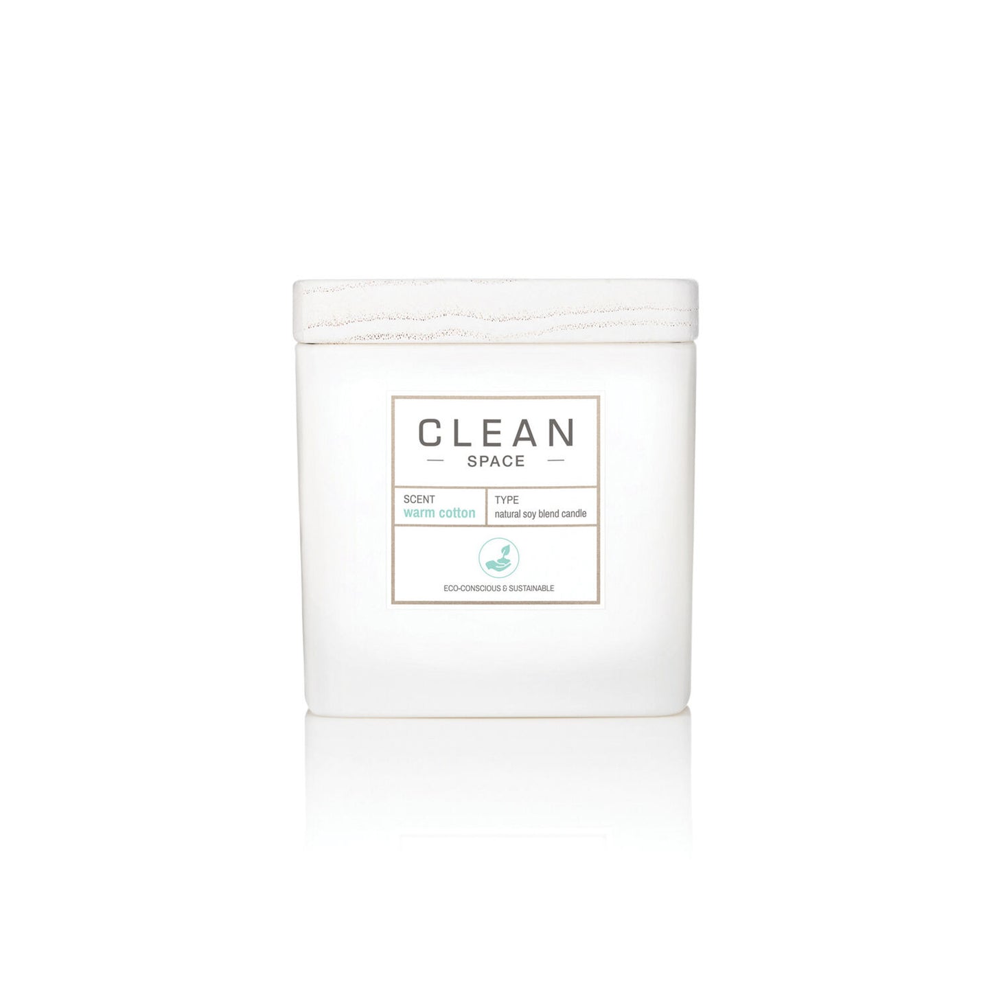 Clean Clean, Space Warm Cotton, Duftkerze, 227 g Regular