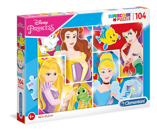 Clementoni Clementoni, Disney Princess, Puzzle, Für Mädchen, 6+ jahre, 104 stk Regular