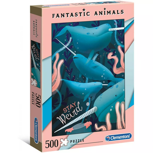 Clementoni Clementoni, Fantastic Animals, Liebt kreative Spiele, Puzzle, Unisex, 6+ jahre Regular