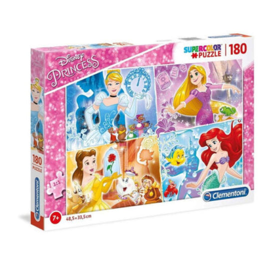 Clementoni Clementoni, SuperColor, Disney-Prinzessin, Puzzle, 29294, Für Mädchen, 7+ jahre, 180 stk Regular