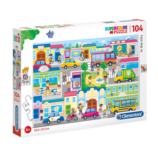 Clementoni Clementoni, In The City, Puzzle, Für Jungen, 6+ jahre, 104 stk Regular