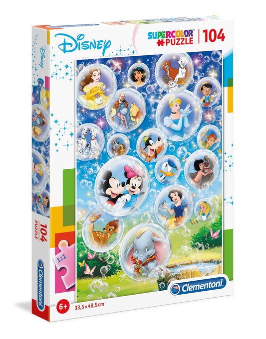 Clementoni Clementoni, SuperColor, Disney Klassiker, Puzzle, Unisex, 6+ jahre, 104 stk Regular