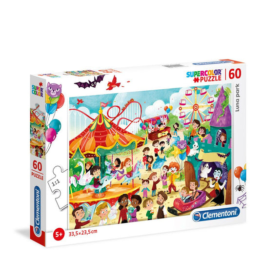 Clementoni Clementoni, Supercolor, Luna-Park, Puzzle, Unisex, 5+ jahre, 60 stk Regular