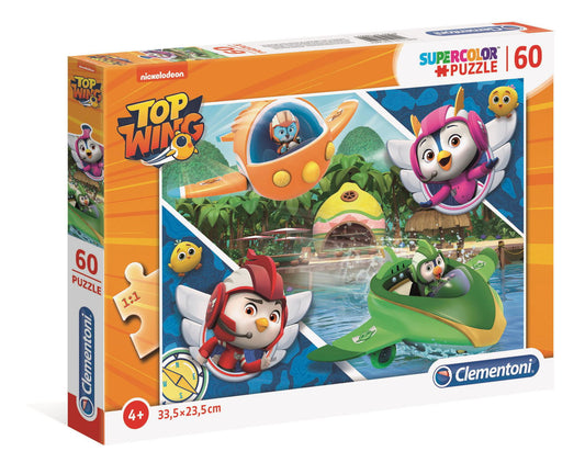Clementoni Clementoni, Supercolor, Top Wing, Puzzle, Unisex, 4+ jahre, 60 stk Regular