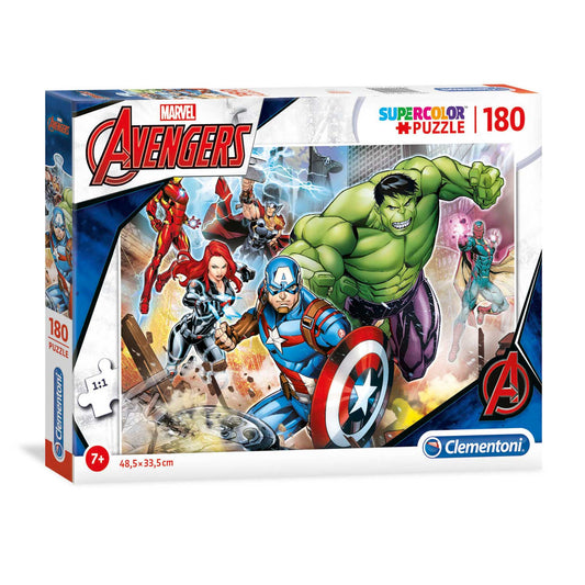 Clementoni Clementoni, SuperColor, Die Avengers, Puzzle, Für Jungen, 7+ jahre, 180 Regular