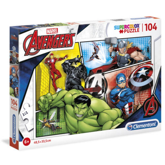 Clementoni Clementoni, The Avengers, Konstruktionsset, Für Jungen, 6+ jahre, 104 stk Regular