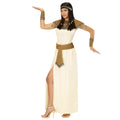 "CLEOPATRA" (Kleid, Gürtel, Kragen, Armbänder, Kopfschmuck) – Vorderansicht