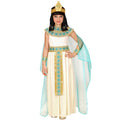 "CLEOPATRA" (Kleid mit Gürtel, Armbänder, Stirnband, Umhang) – Vorderansicht