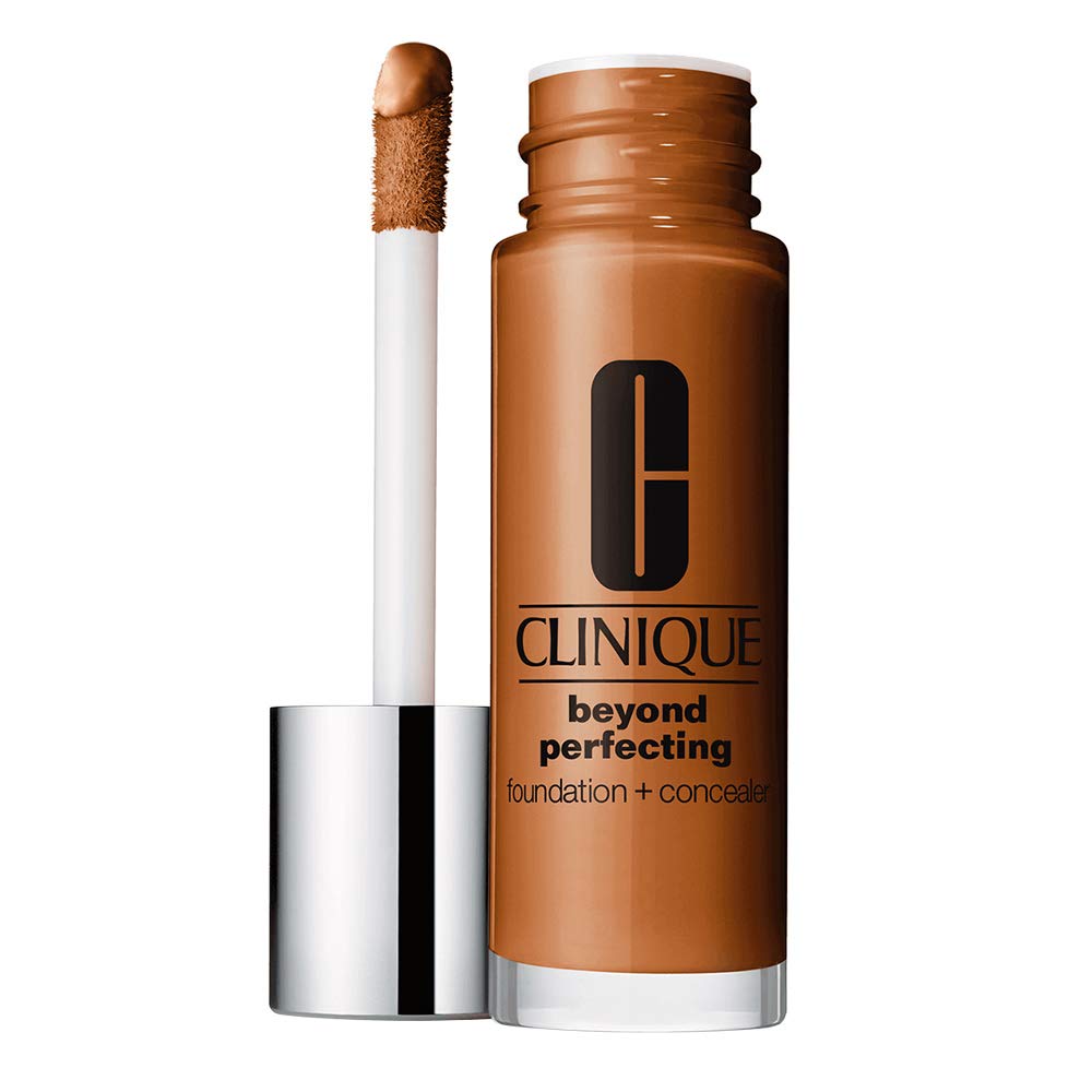 Clinique Clinique, Beyond Perfecting, Duftfrei, Mattes Finish, Flüssige Grundierung & Concealer 2-in-1, CN 28, Gewürznelke, 3