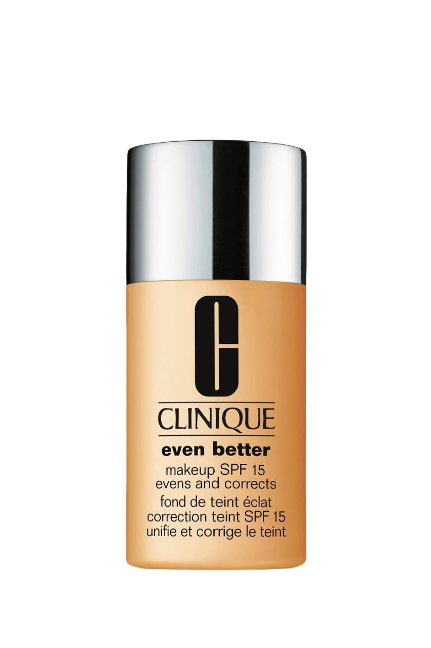 Clinique, Even Better, Natürliches Finish, Flüssige Grundierung, WN 54, Honigweizen, SPF 15, 30 ml