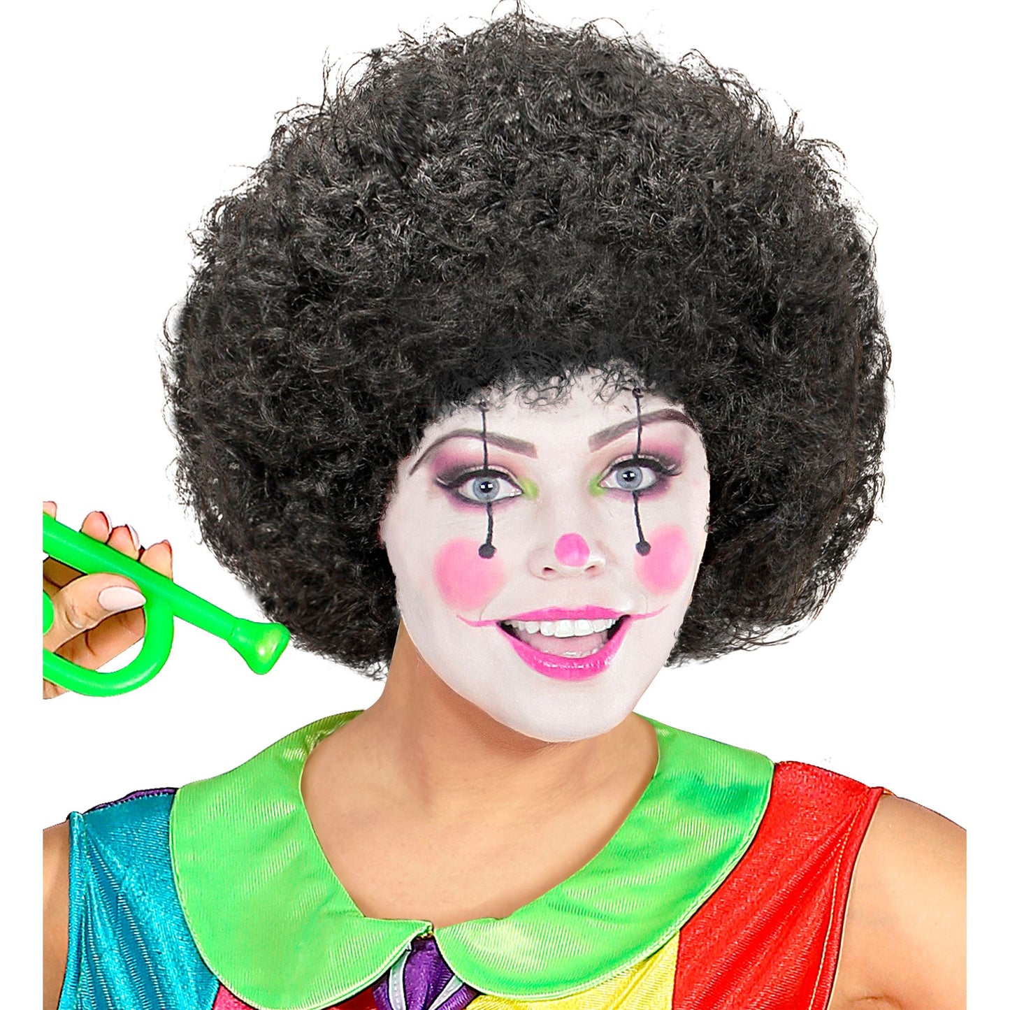 "CLOWNPERÜCKE" schwarz - in Polybag – Ansicht 4