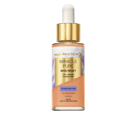 MAX FACTOR Max Factor Miracle Pure 2-in-1 Serum Renovador Light Medium Warm 30 ml Kosmetik